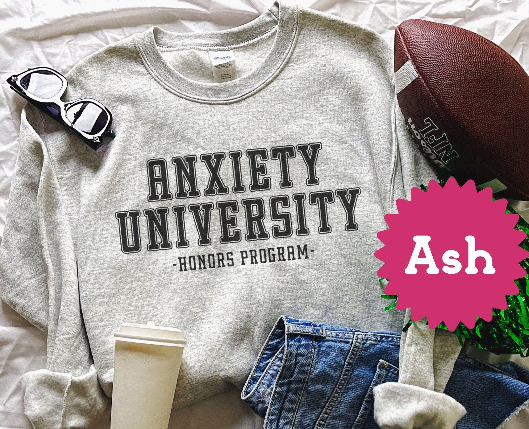 Anxiety University Honors Program Sweatshirt, INtrovert Clot …